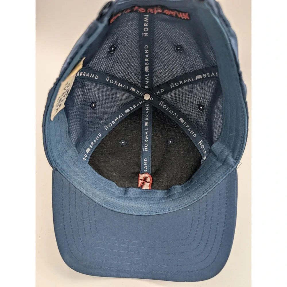 The Normal Brand Saint Louis Bank Chess Knight Navy Blue Adjustable Baseball Hat